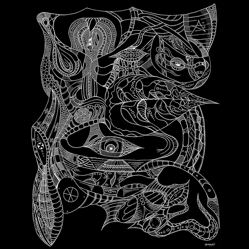 LeZea Black drawing.