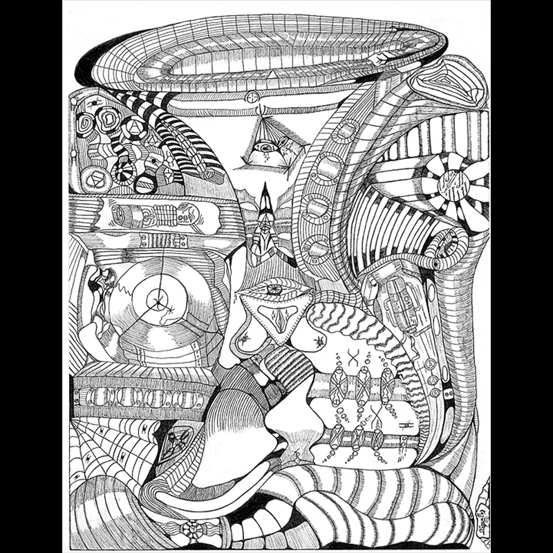 Triangle II drawing.